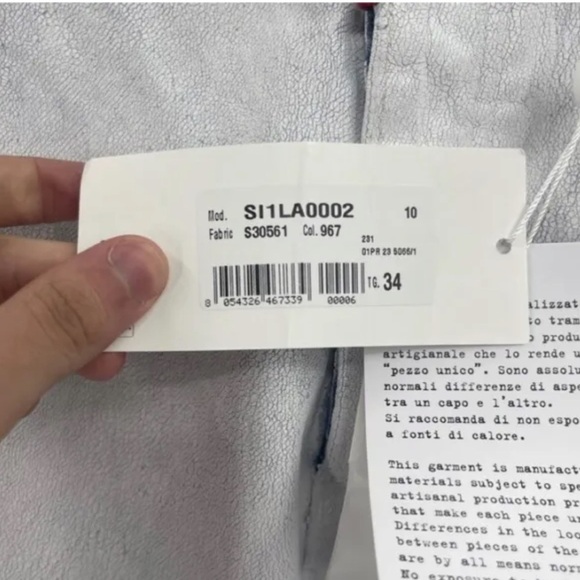 NWT Maison Margiela Paris SSENSE - 5 Pocket Painted Jeans-SIZE 34-6382 - Picture 3 of 8